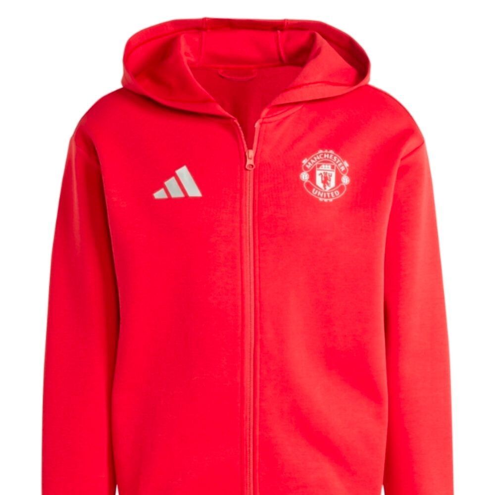 NWT ADIDAS Manchester United FC 2024 Anthem Jacket Men's - Picture 2 of 6